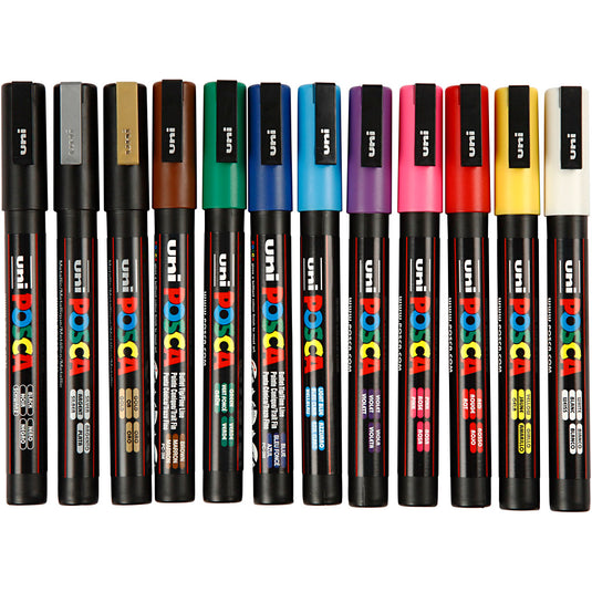 Https: www.cchobby.nl posca-marker-afm-pc-3m-lijndikte-0-9-1-3-mm-fijn-diverse-kleuren-12-stuk-1-doos