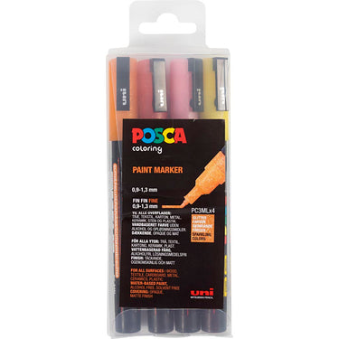 Http: www.cchobby.nl posca-marker-afm-pc-3m-lijndikte-0-9-1-3-mm-fijn-glitterkleuren-4-stuk-1-stuk