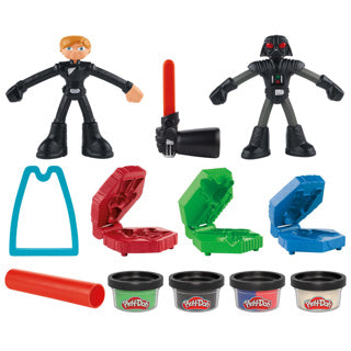 Play-doh star wars pletten en hakken lightsabers