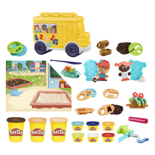 Afbeelding laden in galerijviewer, Playdoh een dag school speelset
