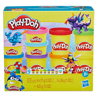 Load image into Gallery viewer, Playdoh 9-pack assorti | 3 stuks
