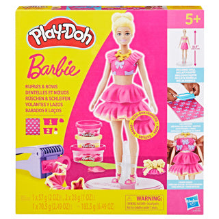 Play-doh barbie ruches en strikken - boetseerklei