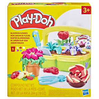 Play-doh bloeiende bloemen speelset - boetseerklei - inclusief 5 potjes