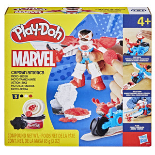 Playdoh captain america moto-slicer | 2 stuks
