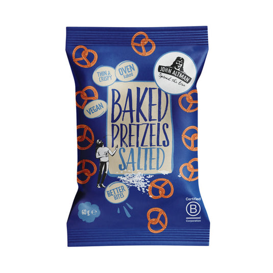 John altman baked pretzels mini zak (12x 60gr)