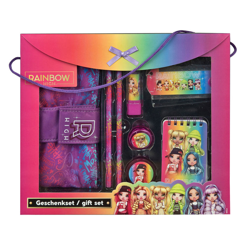Load image into Gallery viewer, Undercover schrijfwarenset rainbow high, 8dlg.
