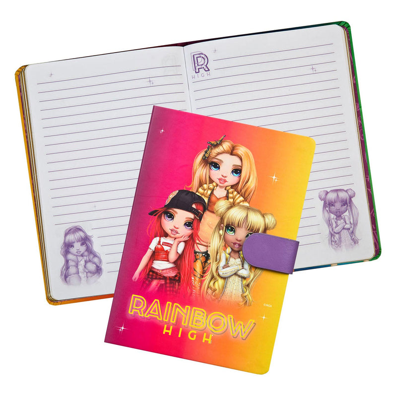 Load image into Gallery viewer, Rainbow High Notitieboek met Magnetische Sluiting
