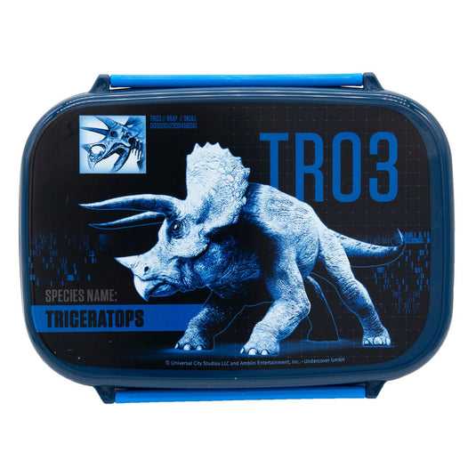 Undercover jurassic world lunchbox blauw