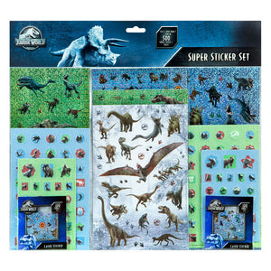 Undercover super stickerset jurassic world