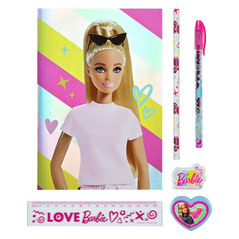 Load image into Gallery viewer, Undercover notitieboek set barbie, 7dlg.
