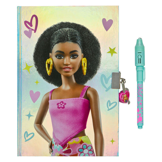 Undercover geheim dagboek barbie met uv-pen