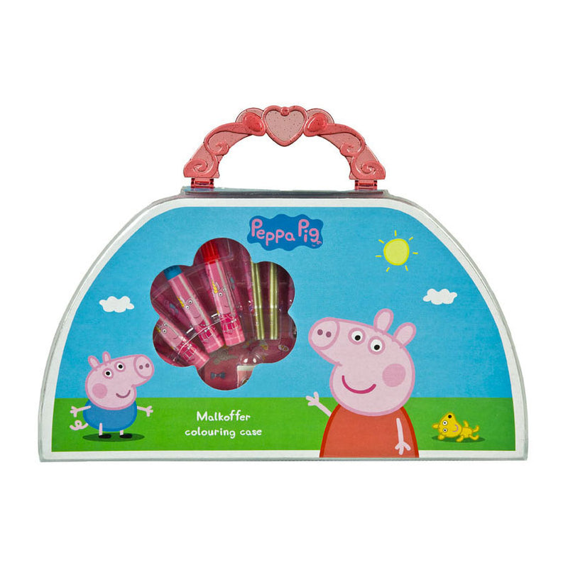 Load image into Gallery viewer, Undercover Kleurkoffer Peppa Pig, 51dlg.

