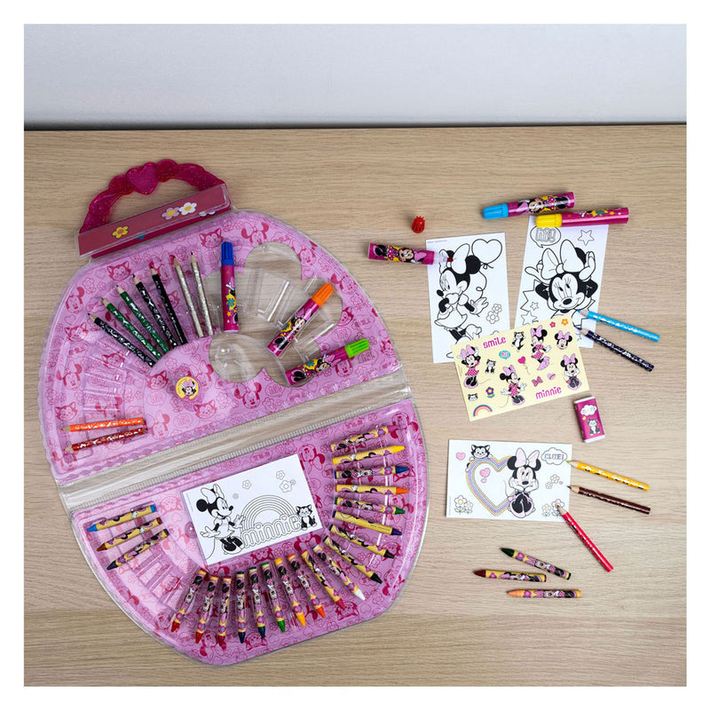 Load image into Gallery viewer, Undercover kleurkoffer minnie mouse, 51dlg.
