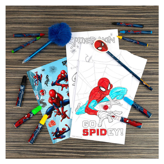 Undercover kleurenset spiderman in rugzak
