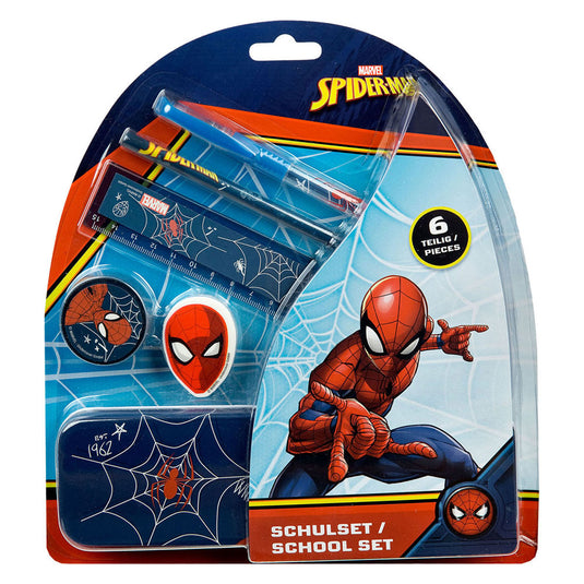 Undercover schoolset spiderman, 6dlg.