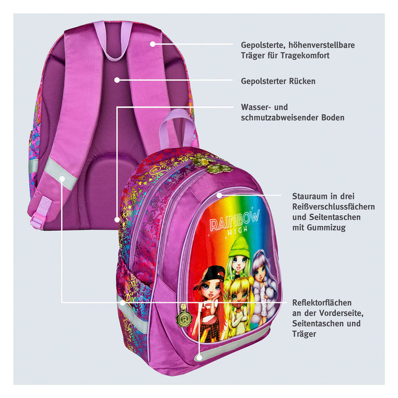 Load image into Gallery viewer, Undercover school rugzak rainbow high
