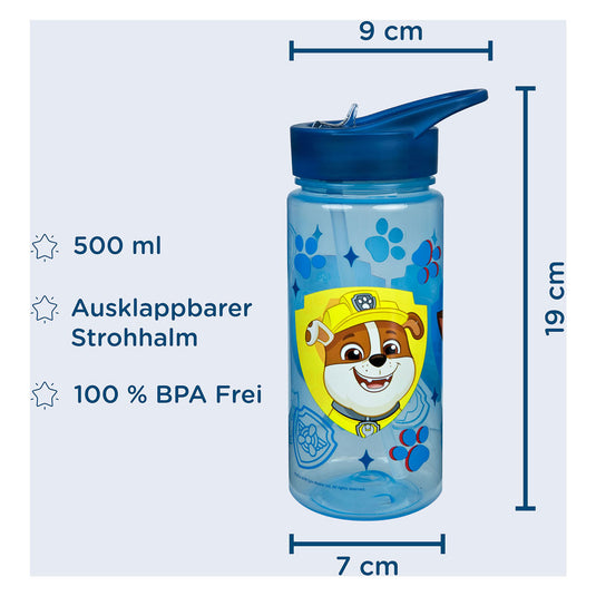 Merkloos sans marque areo drinkfles paw patrol, 500ml