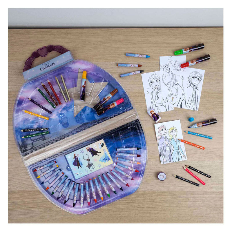 Load image into Gallery viewer, Undercover kleurkoffer disney frozen, 51dlg
