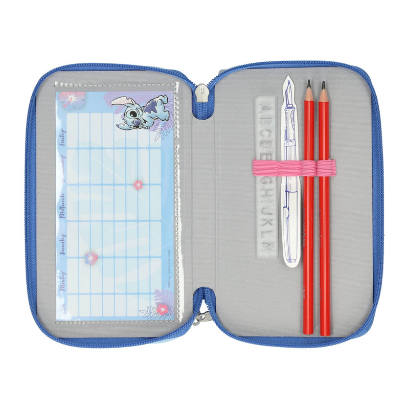 Load image into Gallery viewer, Undercover stitch gevuld 3-vaks etui
