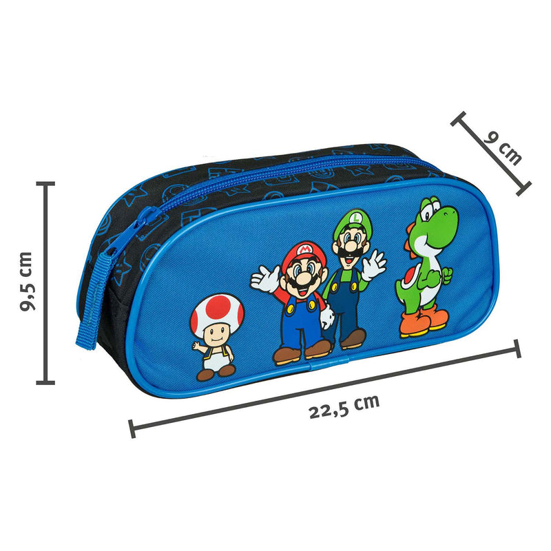 Load image into Gallery viewer, Undercover etui super mario blauw met rits
