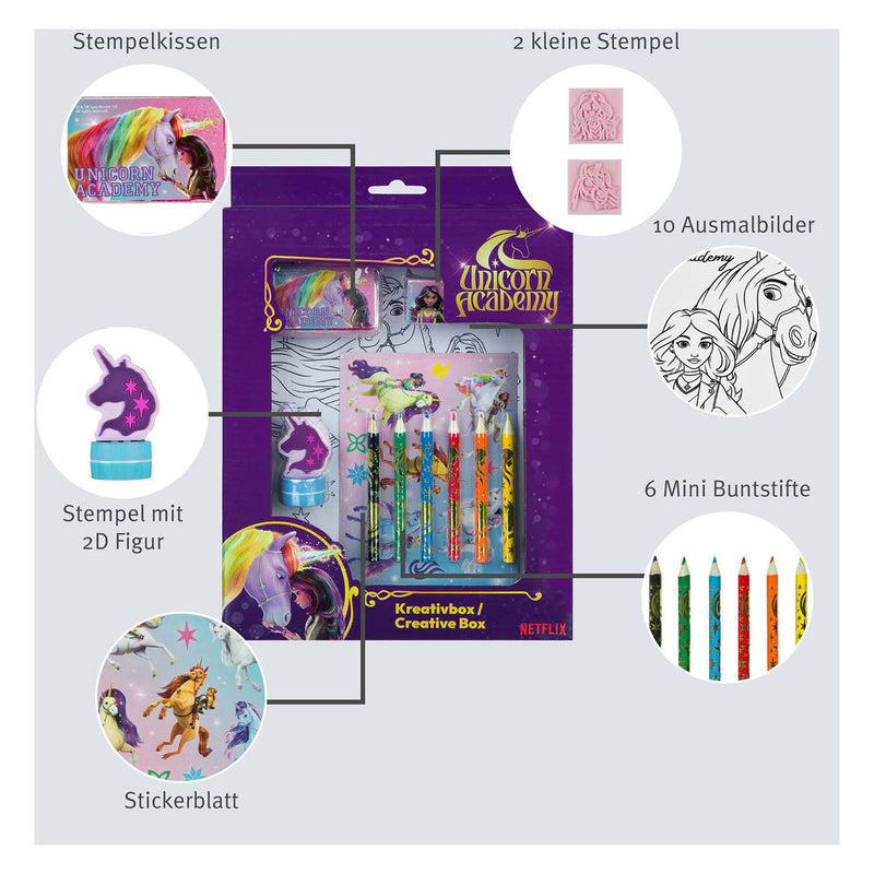 Afbeelding laden in galerijviewer, Undercover unicorn academy knutselbox, 21dlg
