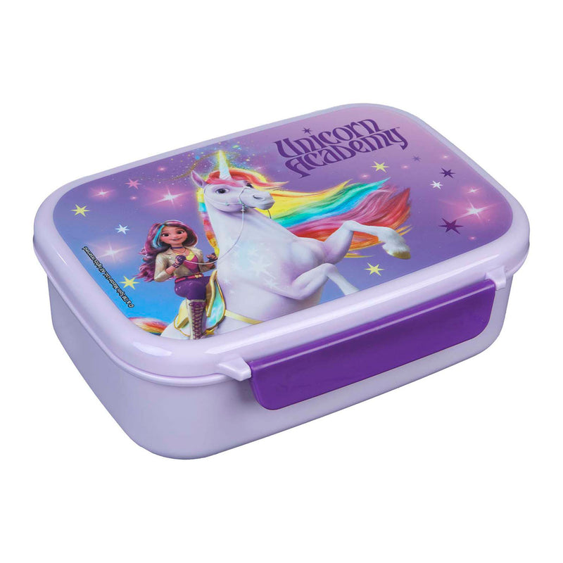 Load image into Gallery viewer, Undercover unicorn academy lunchbox met snackbakje
