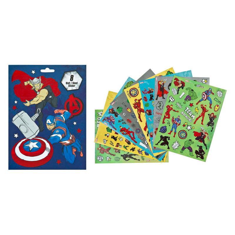 Load image into Gallery viewer, Undercover stickerboek avengers met 8 vellen
