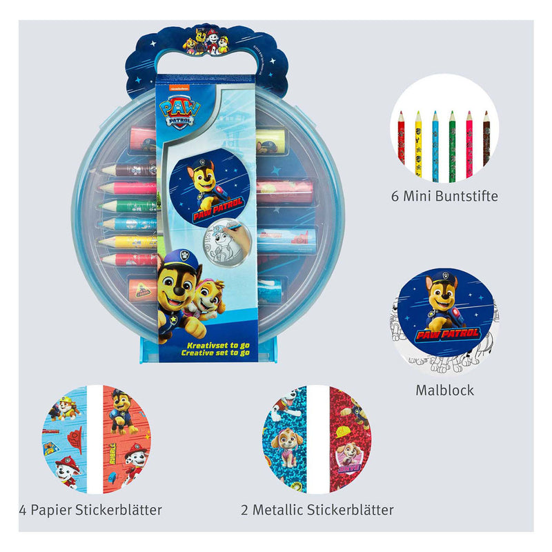 ギャラリービューアに画像をロードする, Undercover paw patrol creatieve knutselset in draagkoffer voor kinderen.
