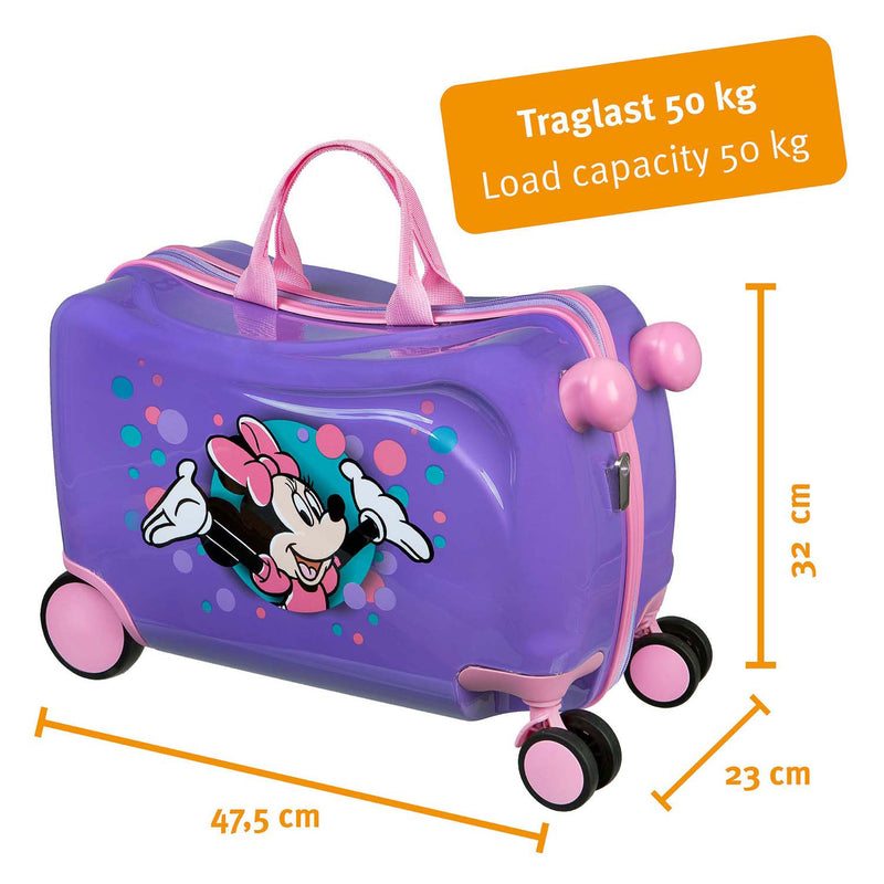 Load image into Gallery viewer, Undercover trolleykoffer ride-on minnie mouse
