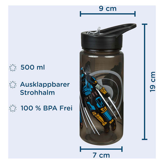 Undercover star wars serie - bidon - 500 ml - mandalorian - voor kinderen