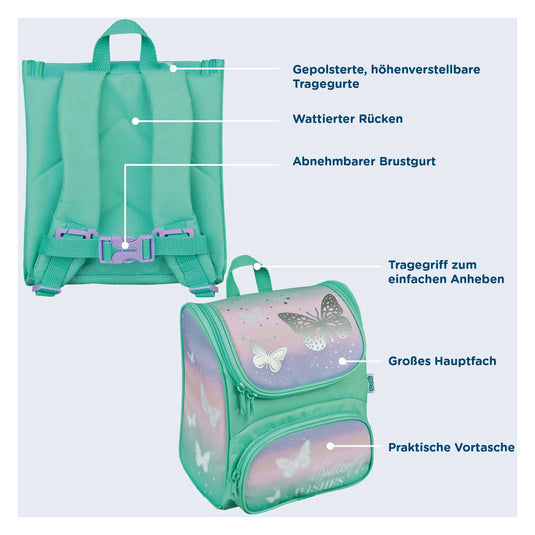 Undercover rugzak groen - butterfly wishes