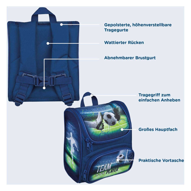 Load image into Gallery viewer, Undercover rugzak blauw - voetbal
