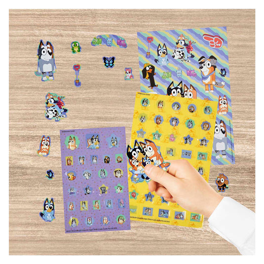 Bluey super sticker set - 500+st.