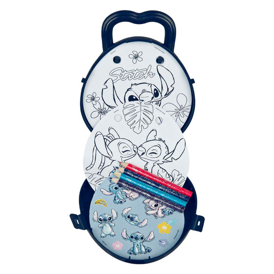 Undercover kleurset to go stitch met kleurpotloden en stickers