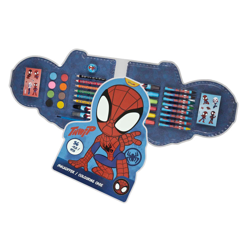 Load image into Gallery viewer, Undercover kleurkoffer spidey - 36dlg.
