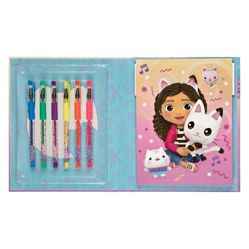 Load image into Gallery viewer, Undercover kleurset met gelpennen gabby's poppenhuis
