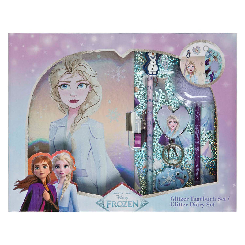 Load image into Gallery viewer, Undercover glitter dagboek set frozen - 6dlg.
