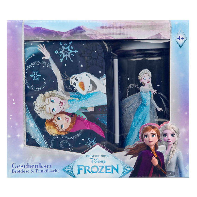 Load image into Gallery viewer, Undercover broodtrommel en drinkbeker set frozen
