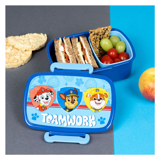 Undercover paw patrol broodtrommel blauw