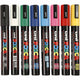 Lakmarker posca pc-5m kleurenassortiment medium 8 stuks