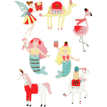 Http: www.cchobby.nl 3d-stickers-flamingo-lama-zeemeermin-h-50-60-mm-b-30-45-mm-dikte-7-mm-7-stuk-1-doos
