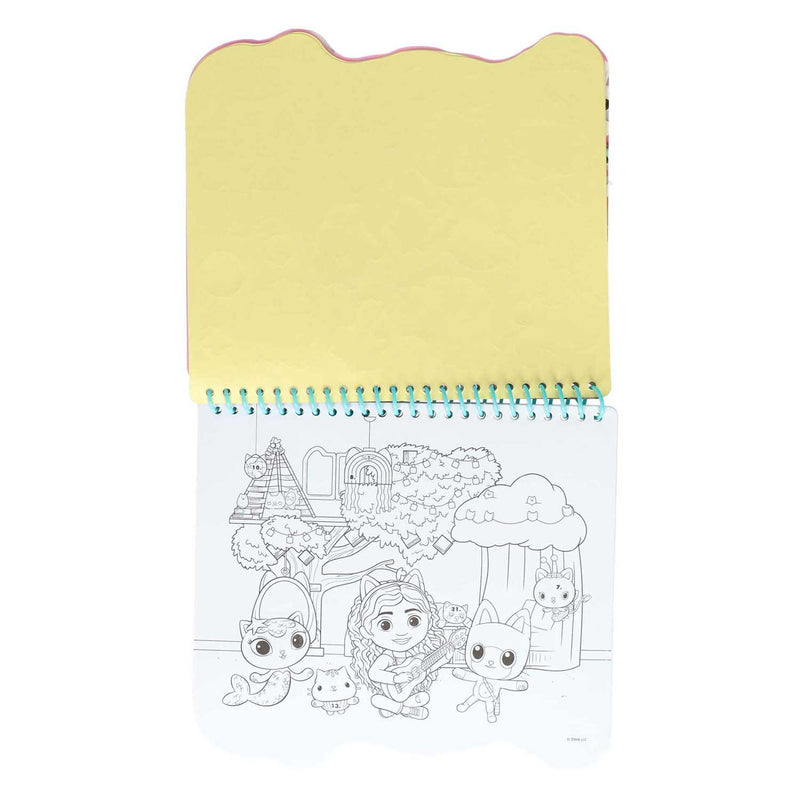 Load image into Gallery viewer, Ty gabby's poppenhuis kleurblok met stiften en sjablonen
