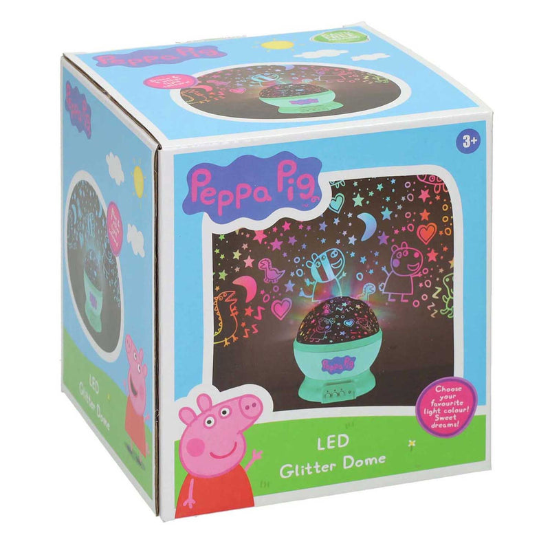 Load image into Gallery viewer, Speelgoedland peppa pig ledlamp glitter dome
