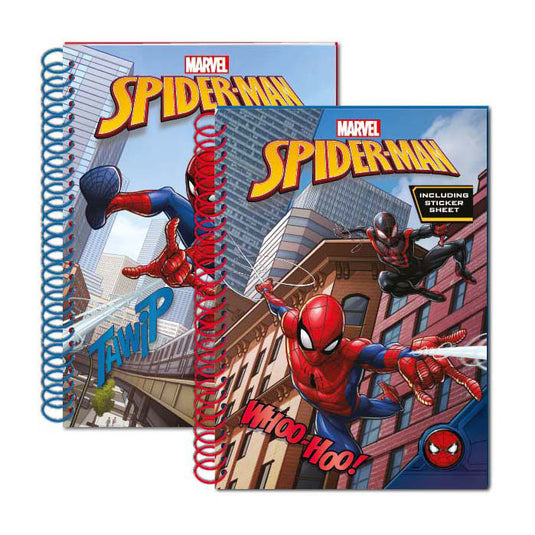 Merkloos sans marque spiderman glitter notitieboek - kleurrijk speelgoed notitieboek voor kinderen.