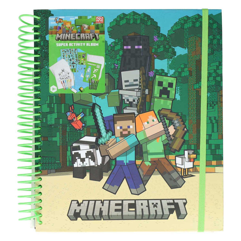 Load image into Gallery viewer, Speelgoedland minecraft super activiteitenboek met stickers
