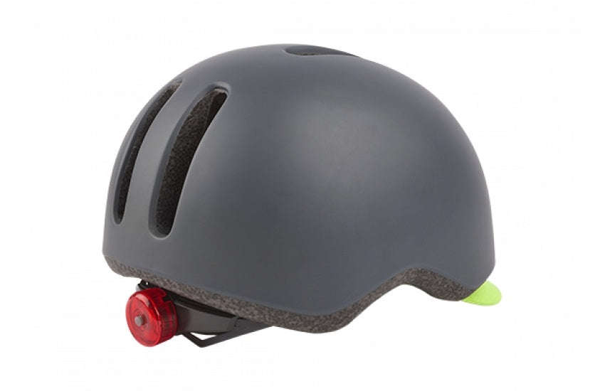 Polisport helm Commuter mat grijs fluo geel M 54-58cm