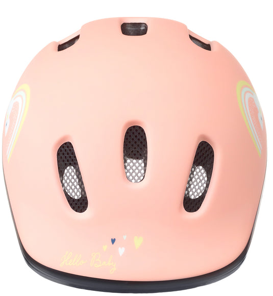 Polisport baby helm happy rainbow xxs 44-48 cm roze