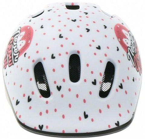 Polisport helm kinder Hoggy XXS mat wit roze 44-48cm