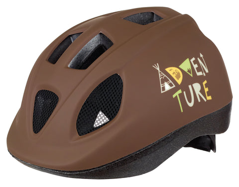 Polisport kinder helm adventure xs 46-53 cm bruin