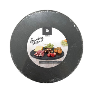 Excellent houseware serveerplateau leisteen ã˜28cm